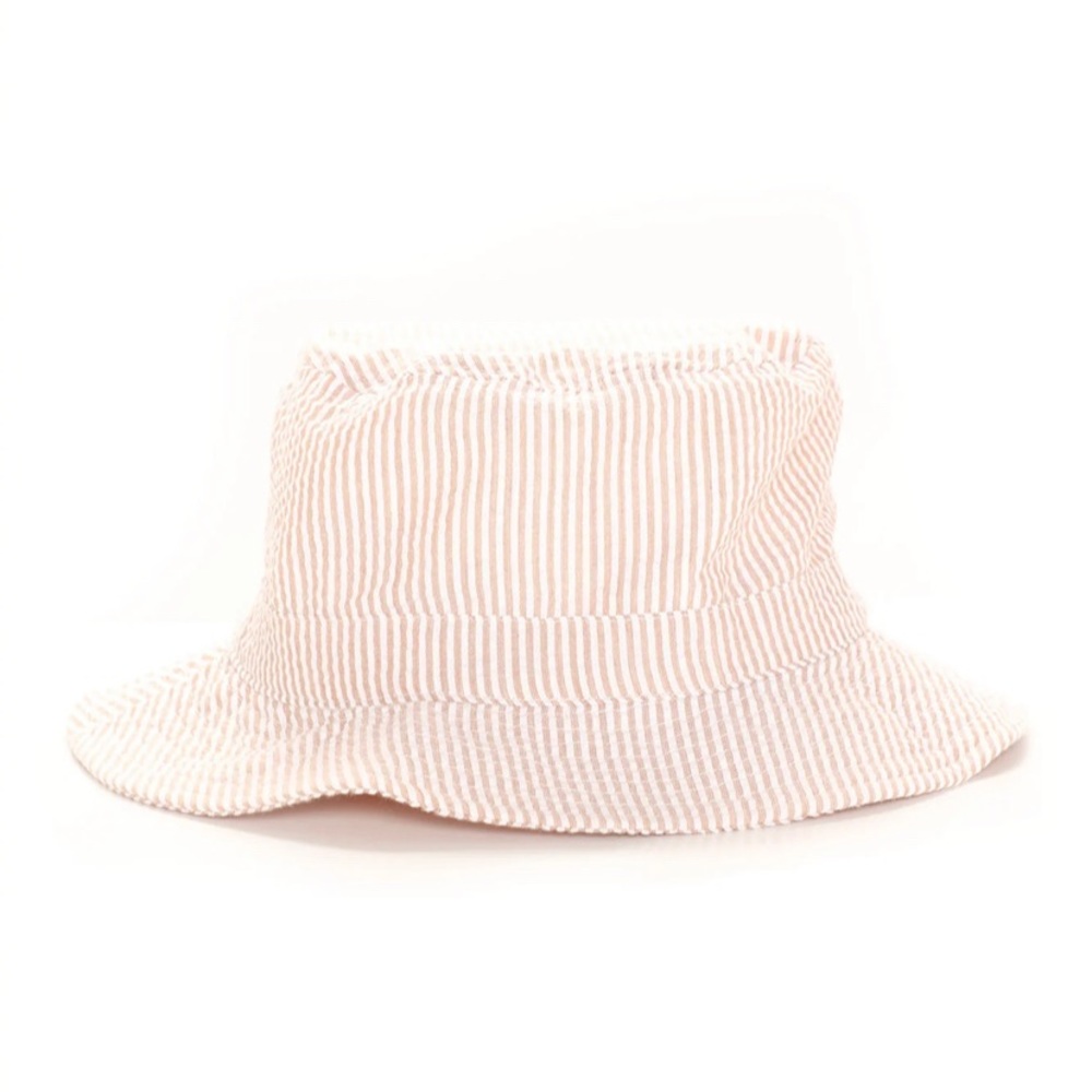 Fashion Nova seersucker Bucket hat (unisex)